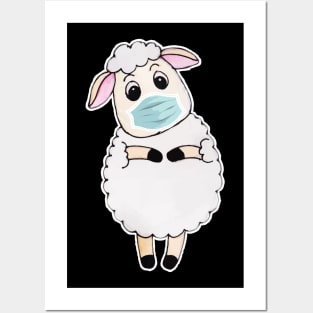 Masked Sheep Posters and Art